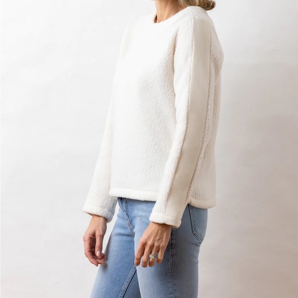 Like-new Dudley Stephens Alden Crewneck in Cream - Picture 3 of 6